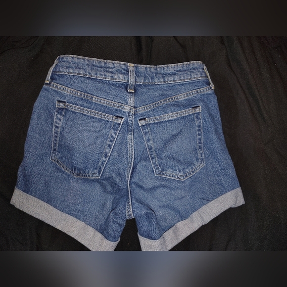 Blue Denim Shorts By Free Assembly S Super Cute - Picture 4 of 12